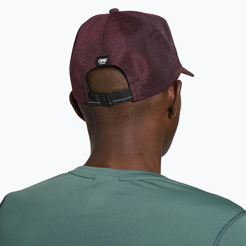 Cappello da baseball Ciele Athletics TRLCap SC Comp Onehundred rosso vino scuro 5