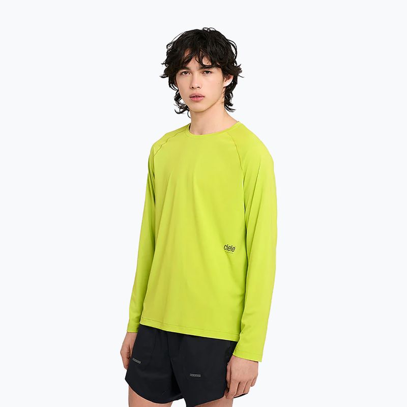 Ciele Athletics DLY verde lime da uomo, manica lunga da running 4
