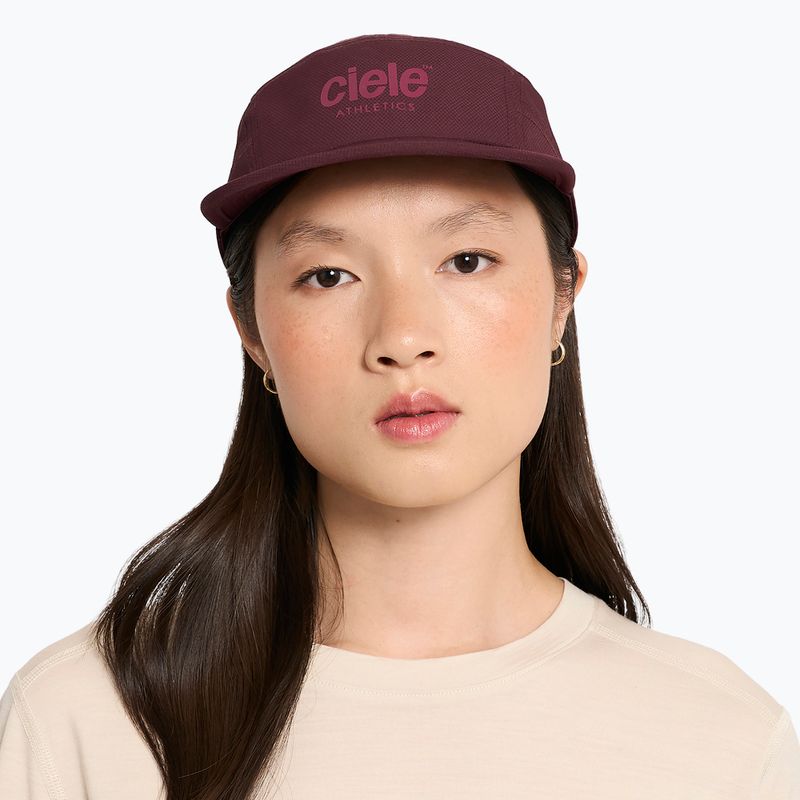 Cappello da baseball Ciele Athletics GOCap Classic Athletics rosso vino scuro 4