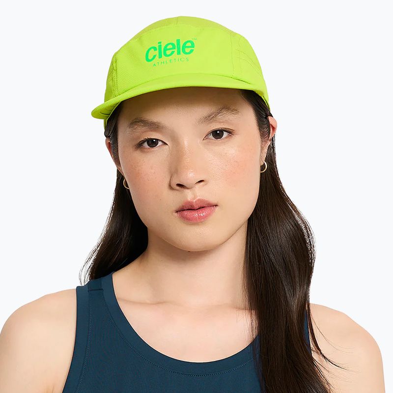 Cappello da baseball Ciele Athletics GOCap Classic Athletics verde lime 4