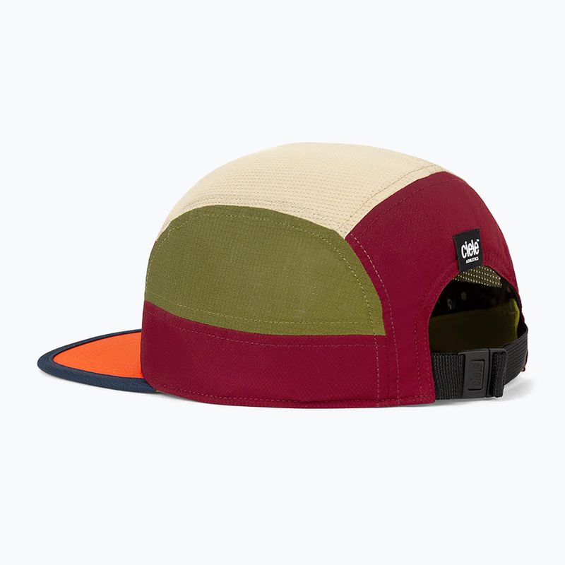 Ciele Athletics GOCap Field IconicBar cap rosso cremisi/terreno 2