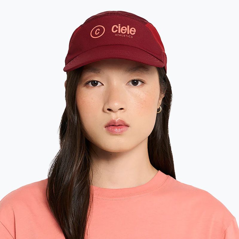 Cappello da baseball Ciele Athletics FSTCap SC Classic Side rosso cremisi/merlot 4