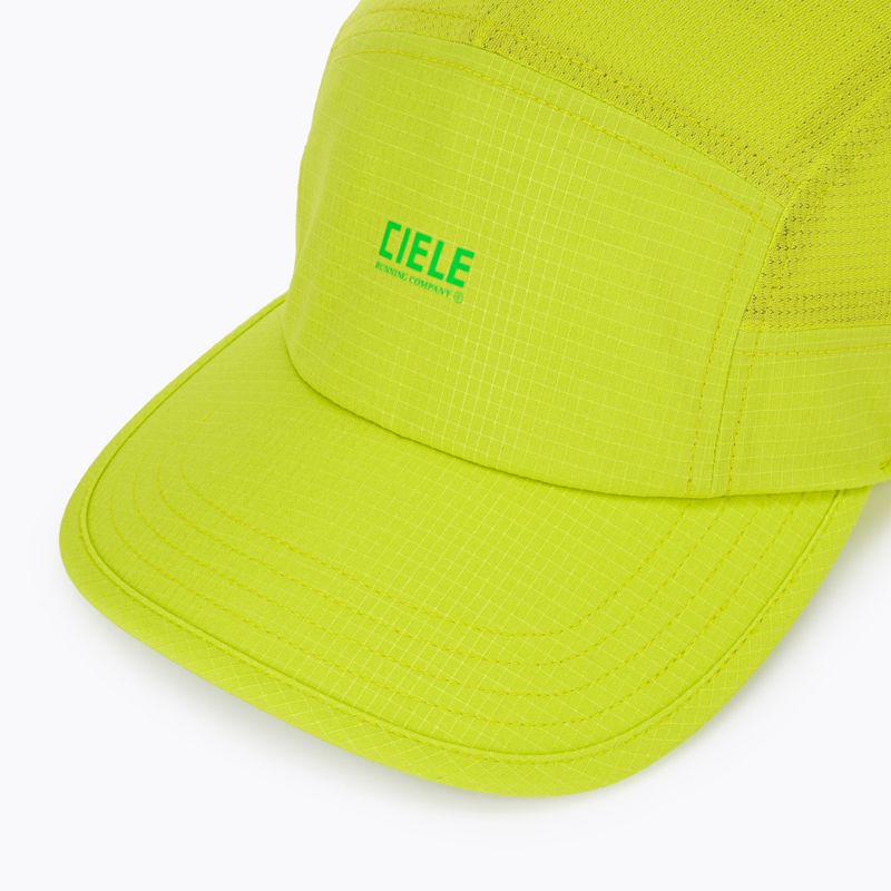 Cappello da baseball Ciele Athletics GOCapSC Field CapitalRC verde lime 3