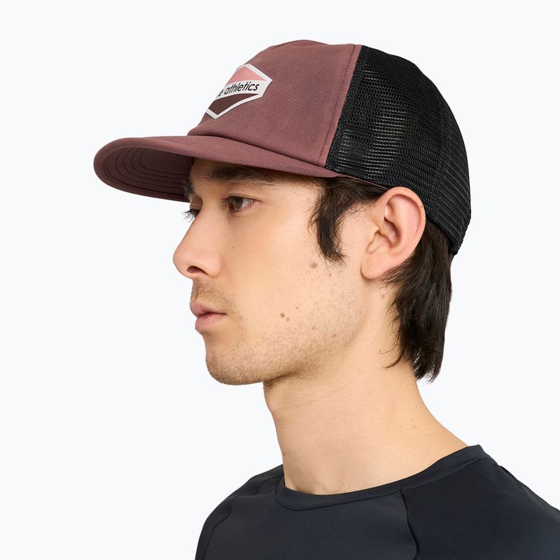 Cappello da baseball Ciele Athletics TRLCap SC Field UpDown rosso vino scuro 6