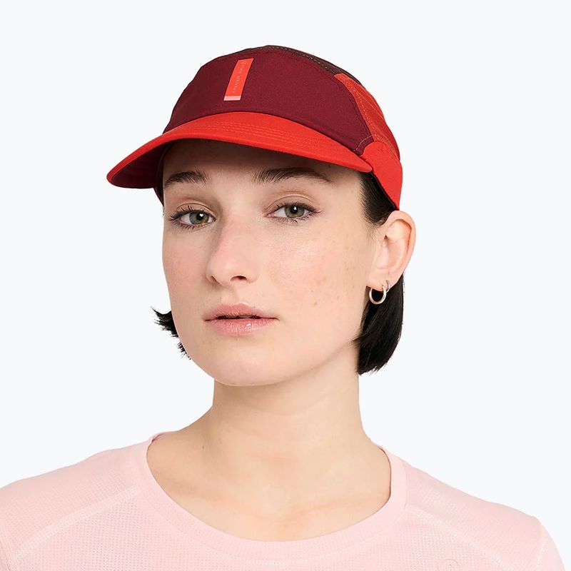 Cappello da baseball Ciele Athletics FSTCap SC Comp IconicVC rosso cremisi/glade 4