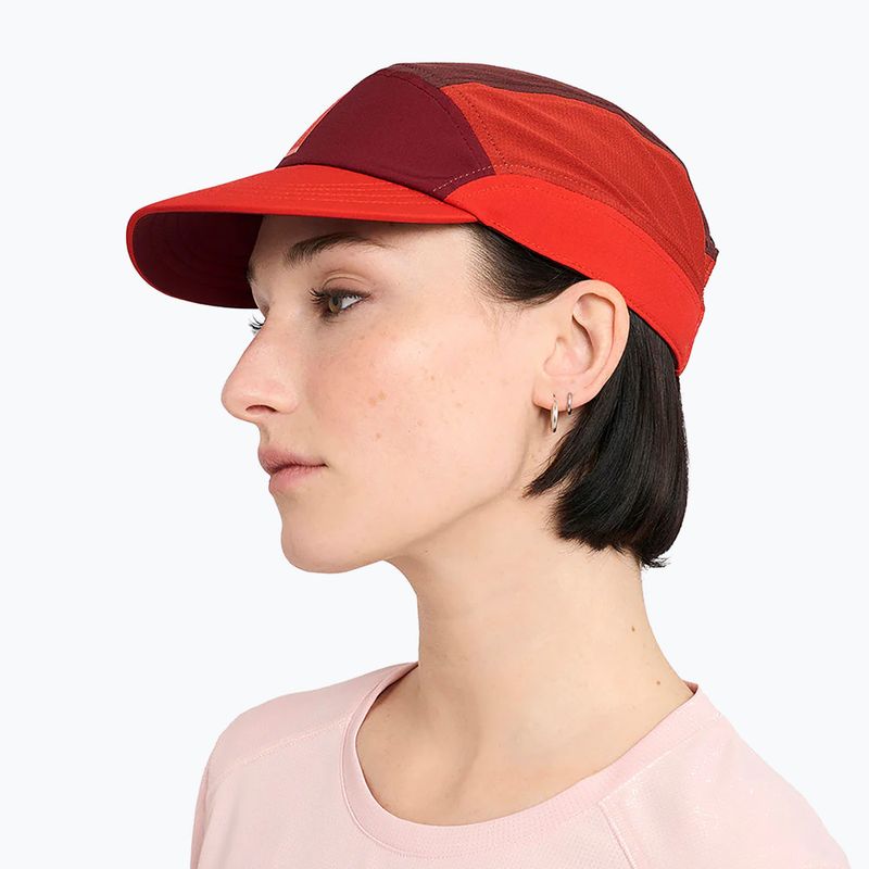 Cappello da baseball Ciele Athletics FSTCap SC Comp IconicVC rosso cremisi/glade 5