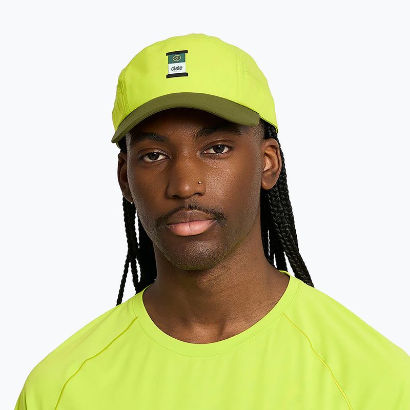Cappello da baseball Ciele Athletics GOCap SC Comp Ccube verde lime 4
