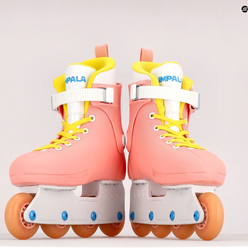 Pattini a rotelle da donna IMPALA Lightspeed Inline Skate rosa giallo 13