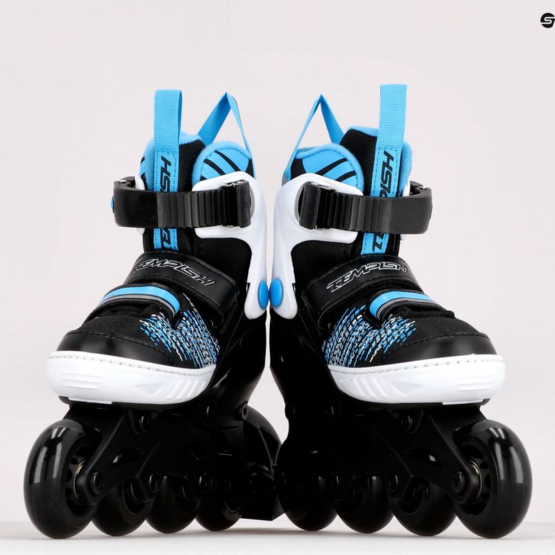 Pattini a rotelle per bambini Tempish Gokid nero/blu 9