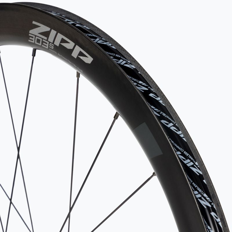 Zipp AMWH 303 S TL DBCL 700F 12x100 STD A1 ruota anteriore per bicicletta 4