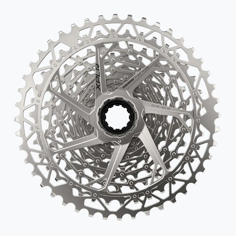 SRAM AM CS PG 1231 D1 XPLR 12rz 11-44T argento cassetta per bicicletta 2