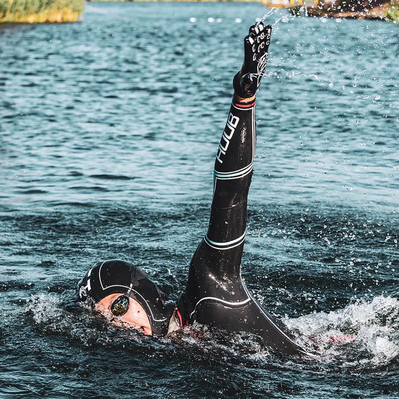 Guanti da nuoto in neoprene HUUB nero/grigio 7