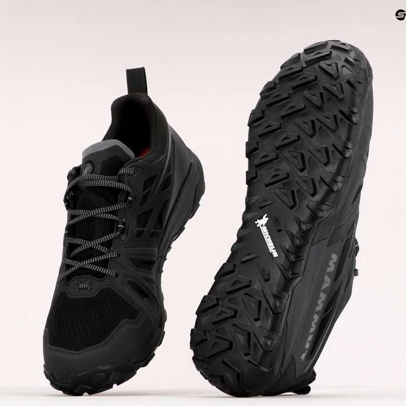 Scarpe da trekking da uomo Mammut Saentis Low GTX nero/fantasma 9