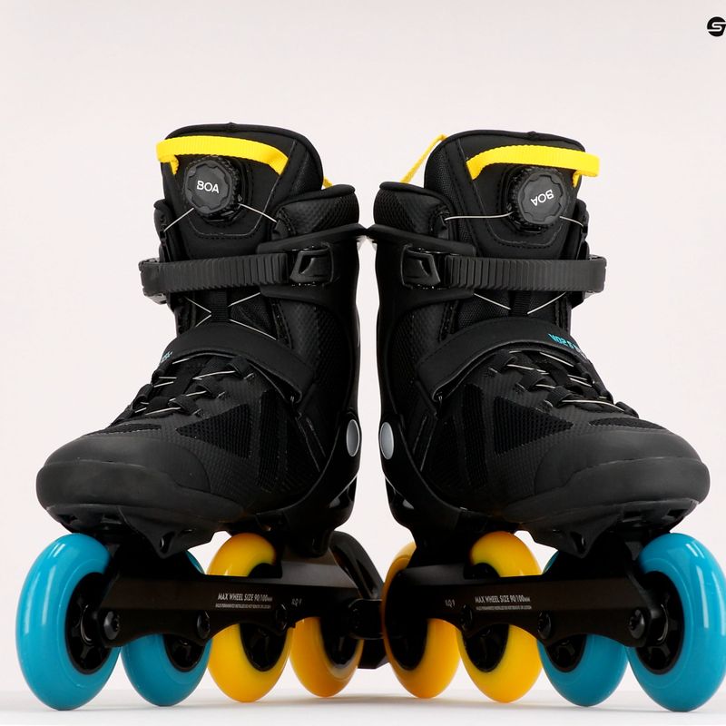 Pattini a rotelle da uomo K2 Vo2 S 100 X Boa nero/giallo/blu 12