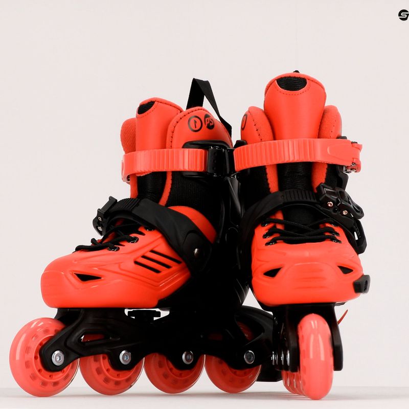 Pattini a rotelle per bambini Powerslide Khaan LTD rosso/nero 10