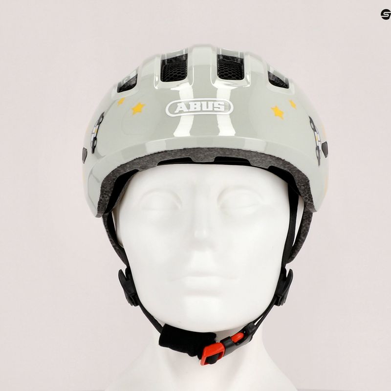 Casco da bicicletta per bambini ABUS Smiley 3.0 grigio polizia 9