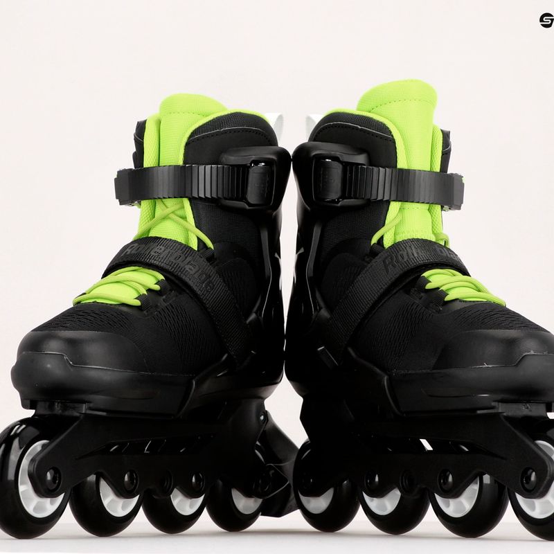 Pattini a rotelle Rollerblade Microblade per bambini nero/verde 11