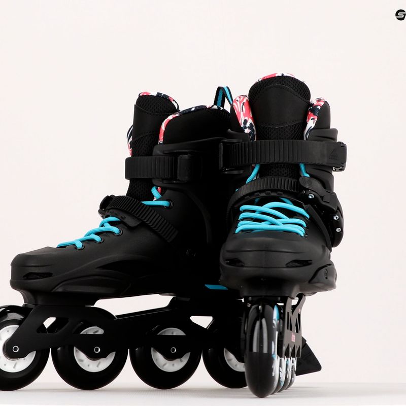 Pattini Rollerblade RB Cruiser nero/acqua da donna 14