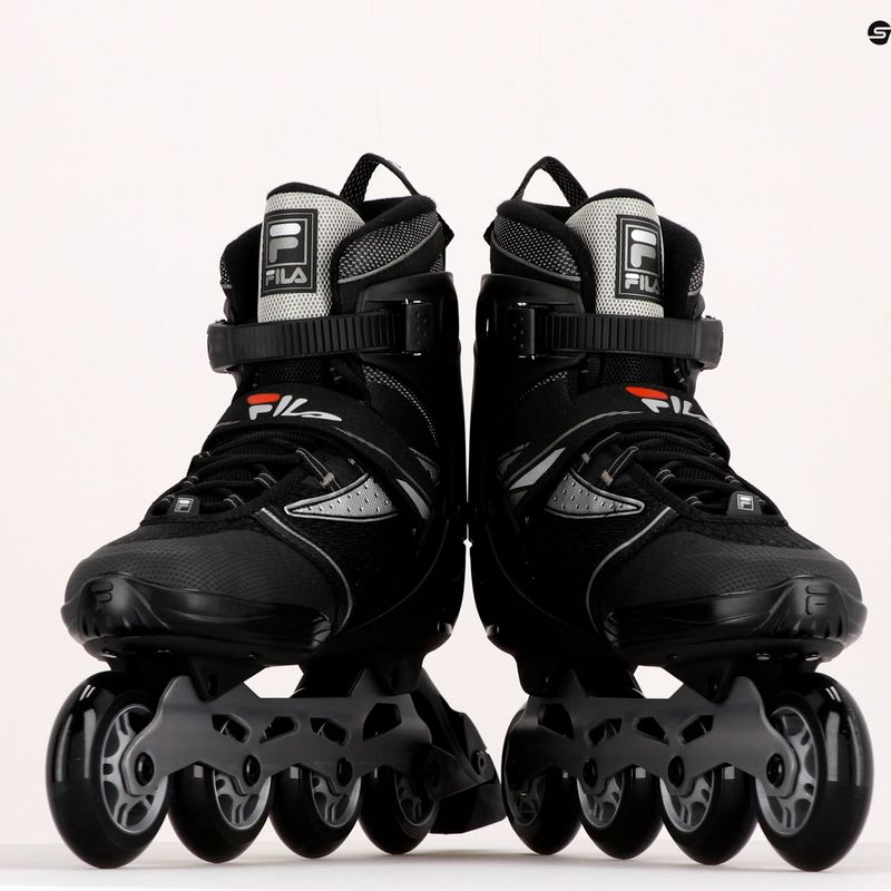 Pattini a rotelle FILA Legacy Pro 80 uomo nero/argento/rosso 9