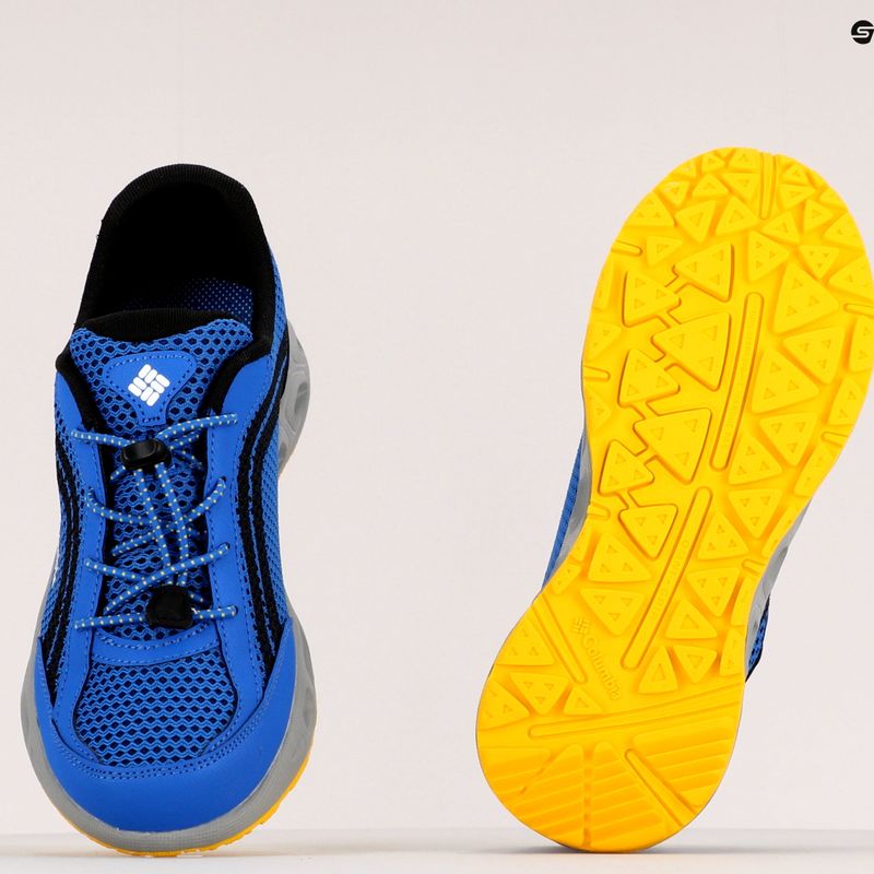 Scarponi da trekking Columbia Drainmaker IV blu tempestoso/giallo intenso per bambini 9