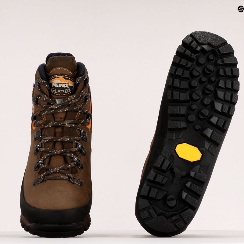 Scarponi da trekking da uomo Meindl Paradiso MFS marrone/rosso carminio 9