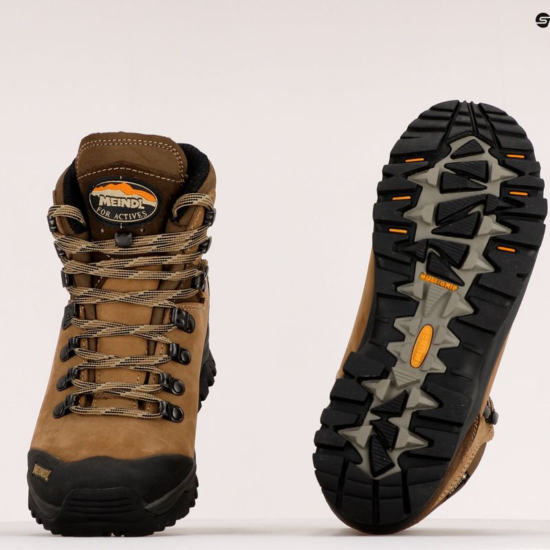 Stivali da trekking da donna Meindl Kansas Lady GTX marrone 9