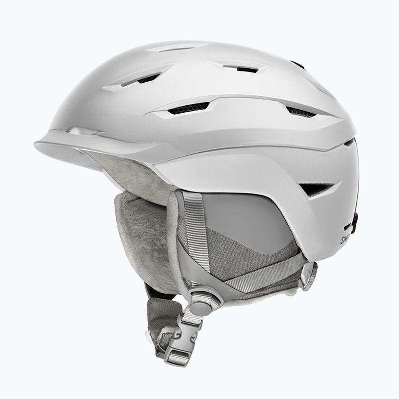 Casco da sci Smith Liberty bianco satinato opaco 10