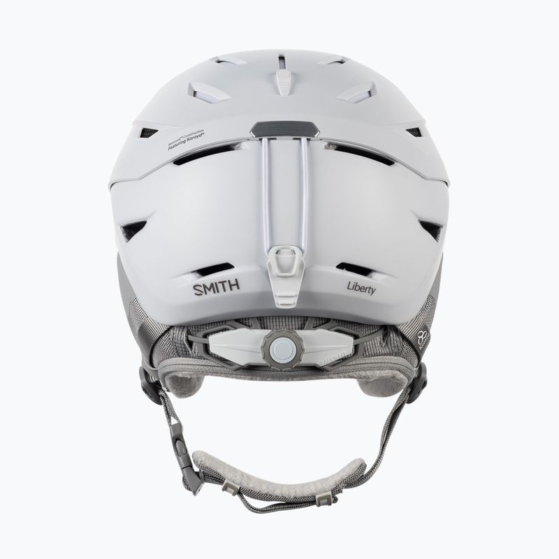Casco da sci Smith Liberty bianco satinato opaco 3