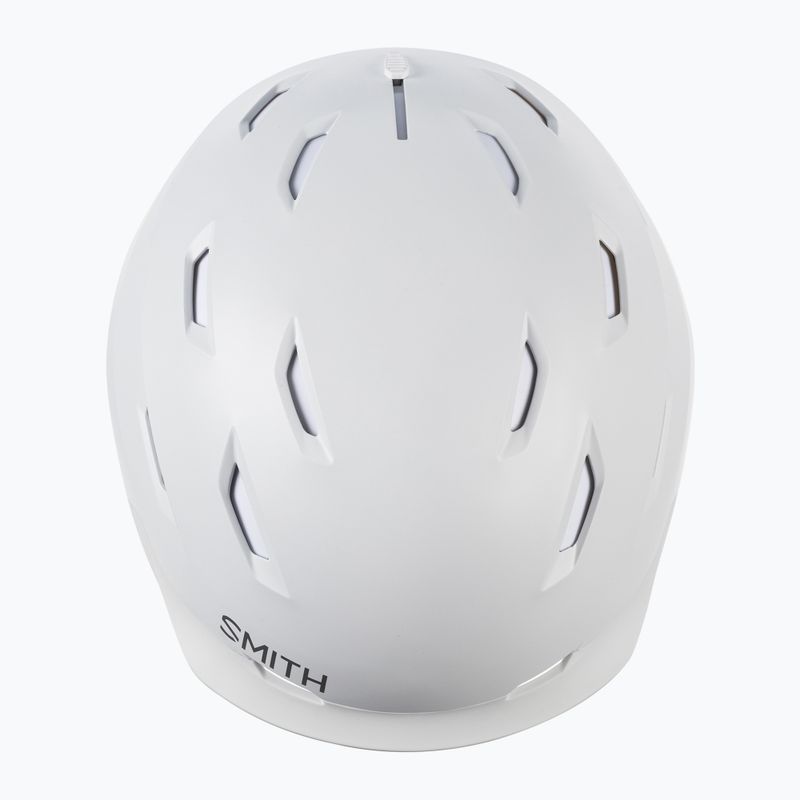 Casco da sci Smith Liberty bianco satinato opaco 9
