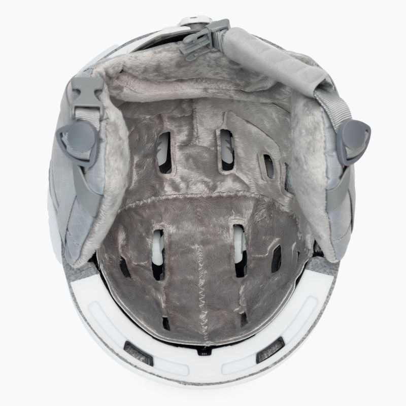 Casco da sci da donna Smith Mirage bianco opaco 5