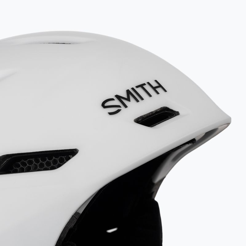 Casco da sci Smith Mission bianco opaco 6