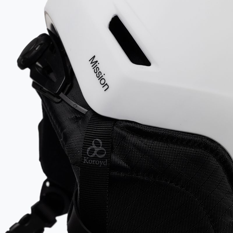 Casco da sci Smith Mission bianco opaco 8