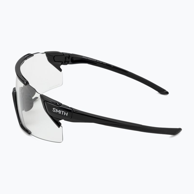 Occhiali da sole Smith Attack MAG MTB nero/fotocromatico da chiaro a grigio 5