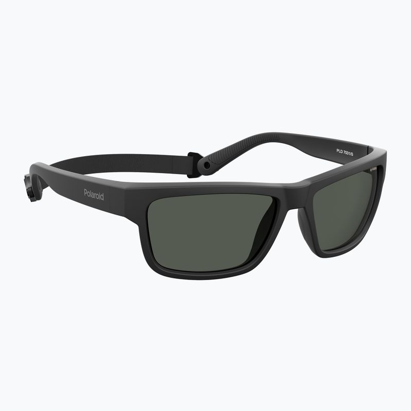 Occhiali da sole Polaroid PLD 7031/S nero/grigio polarizzati da uomo
