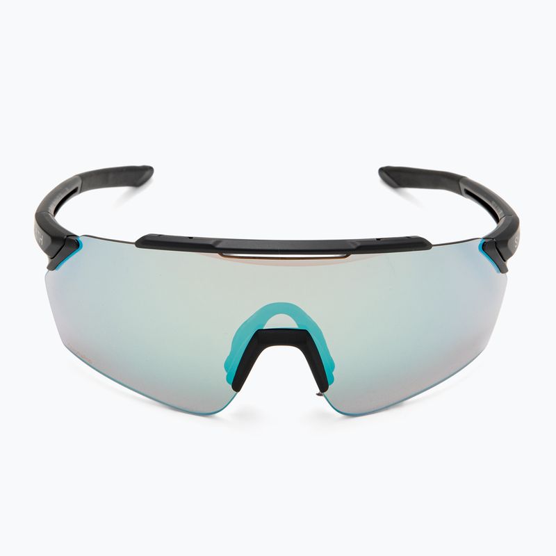 Occhiali da sole Smith Ruckus PivLock nero opaco/specchio opalino/rosa di contrasto 4