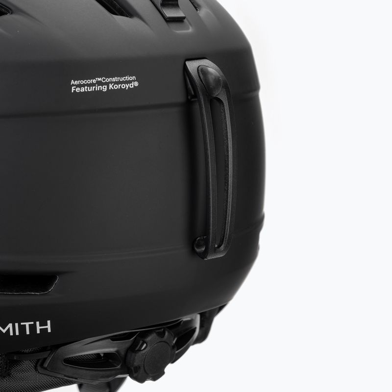 Smith Mission casco da sci nero opaco 7