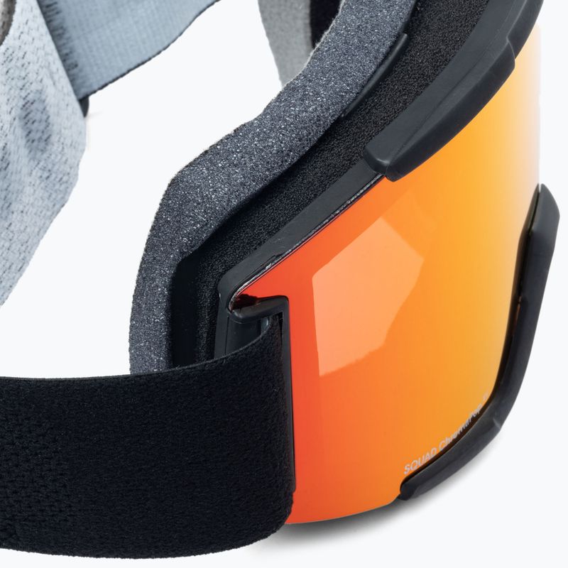 Smith Squad nero/chroma pop everyday red mirror occhiali da sci 6