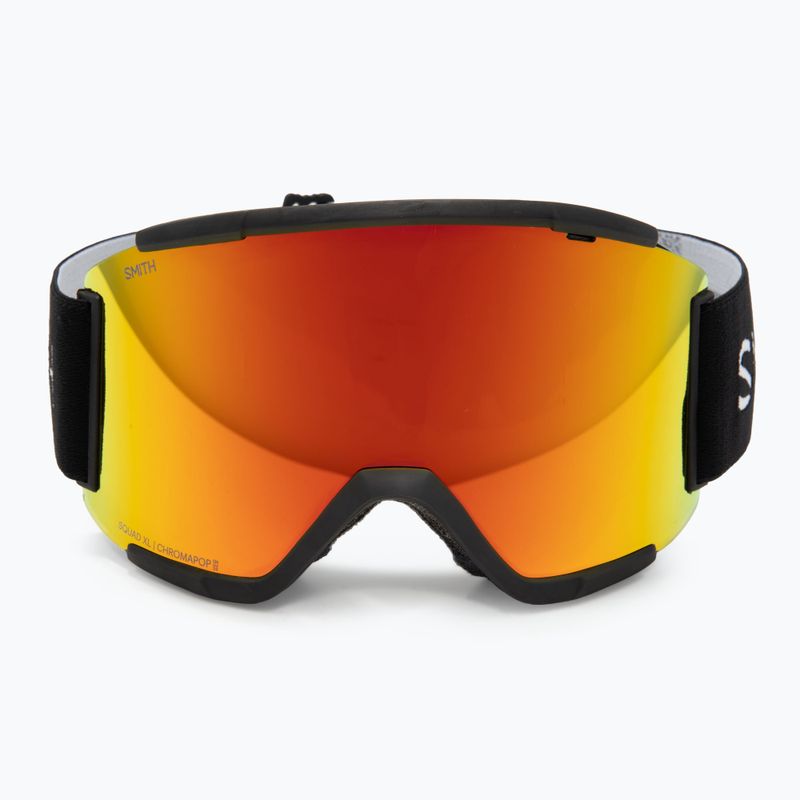 Maschera da sci Smith Squad XL black/ChromaPop Sun Red Mirror/ChromaPop Storm Yellow Flash 3