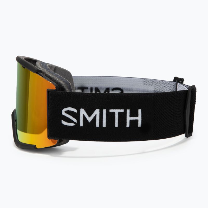 Maschera da sci Smith Squad XL black/ChromaPop Sun Red Mirror/ChromaPop Storm Yellow Flash 5