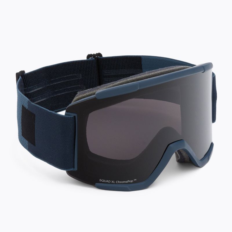 Smith Squad XL occhiali da sci french navy /sun black/storm rose flash