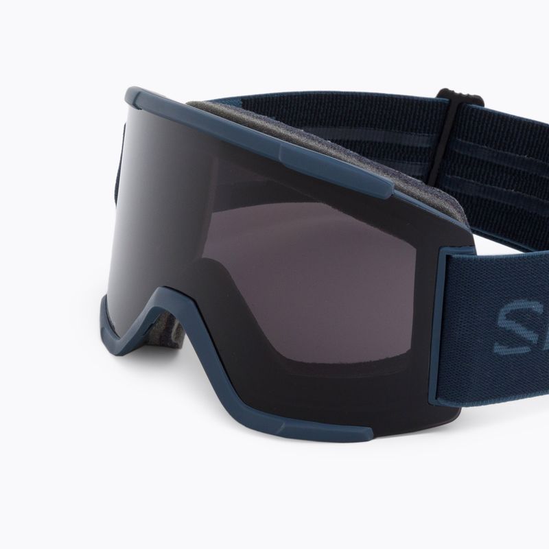Smith Squad XL occhiali da sci french navy /sun black/storm rose flash 5