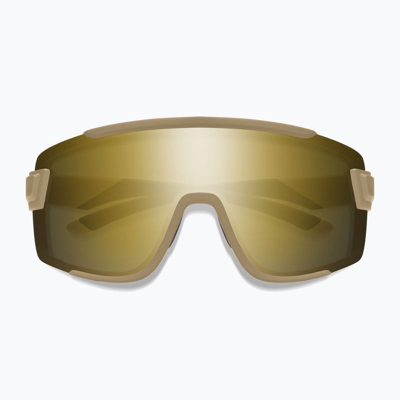 Occhiali da sole Smith Wildcat opachi safari/chromapop nero oro 2
