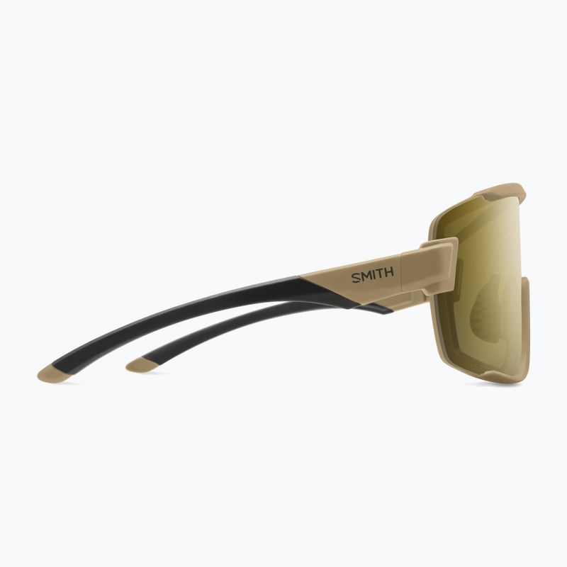 Occhiali da sole Smith Wildcat opachi safari/chromapop nero oro 3