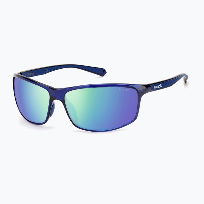 Occhiali da sole Polaroid PLD 7036/S blue/greygreen mirror polarized 2