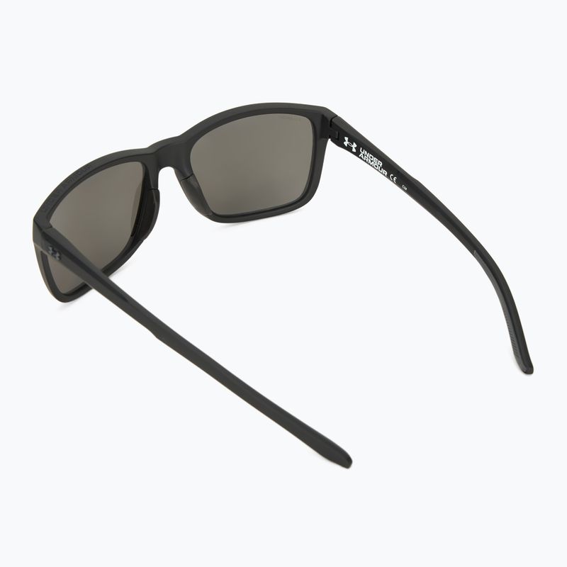 Occhiali da sole Under Armour 0005/S S3 nero opaco/grigio da uomo 2