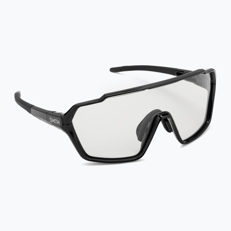 Occhiali da sole Smith Shift MAG nero/cromapop fotocromatico da chiaro a grigio 2