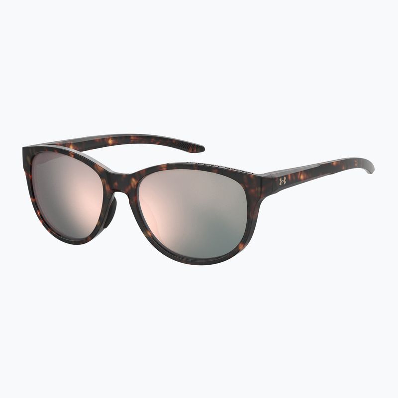 Occhiali da sole Under Armour da donna 0014/G/S S3 havana/oro rosa multistrato 2