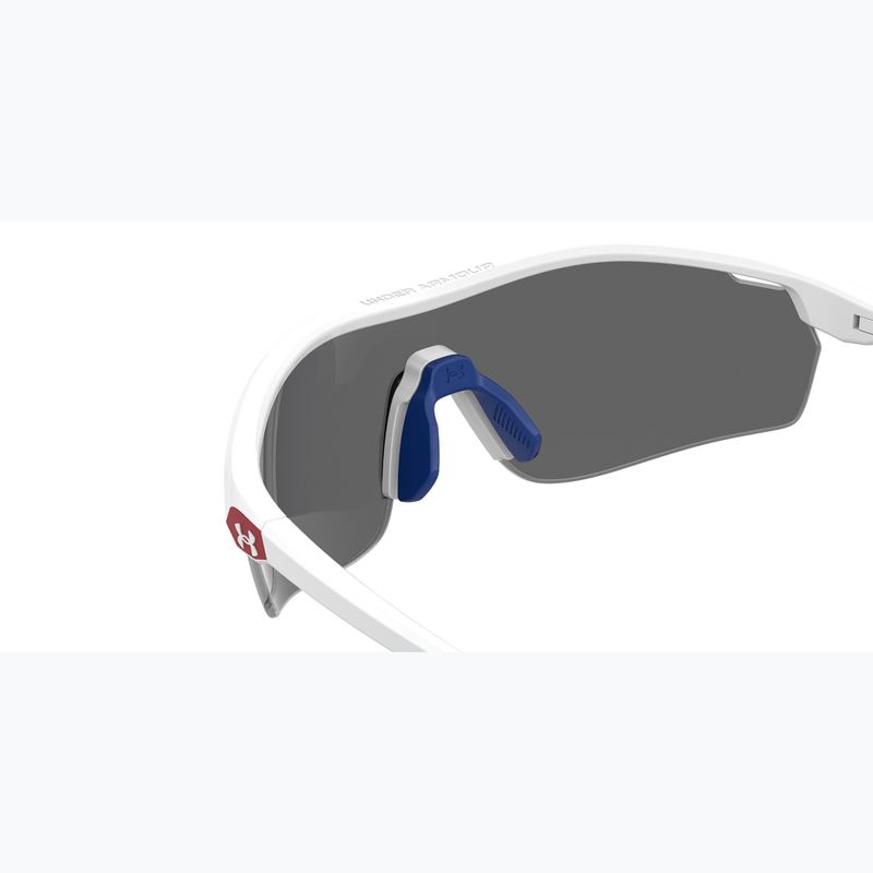 Occhiali da sole per bambini Under Armour 7001/S S3 bianco opaco/blu multistrato oleofobico 6