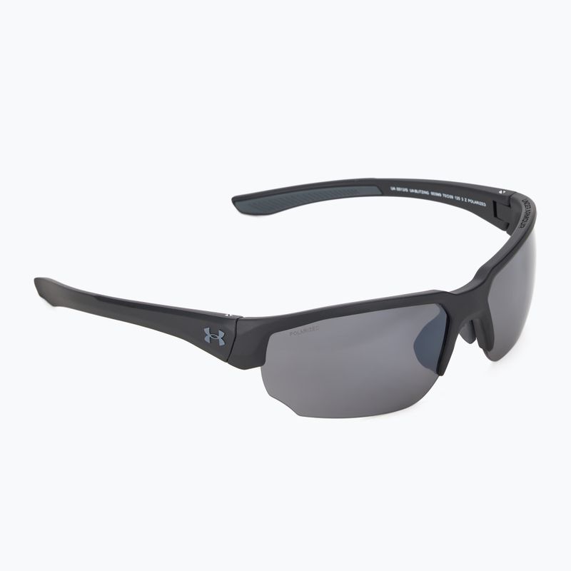 Occhiali da sole Under Armour 0012/S S3 nero opaco/grigio polarizzati
