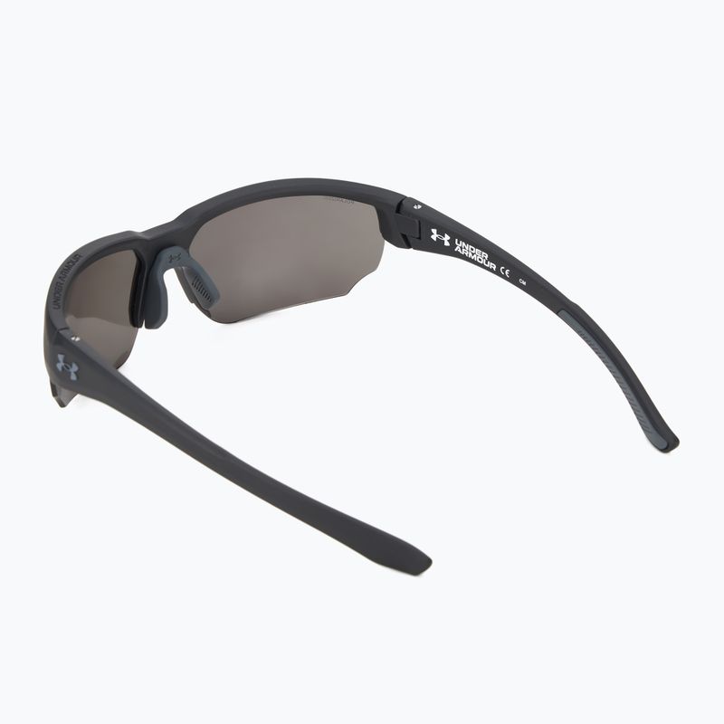 Occhiali da sole Under Armour 0012/S S3 nero opaco/grigio polarizzati 2